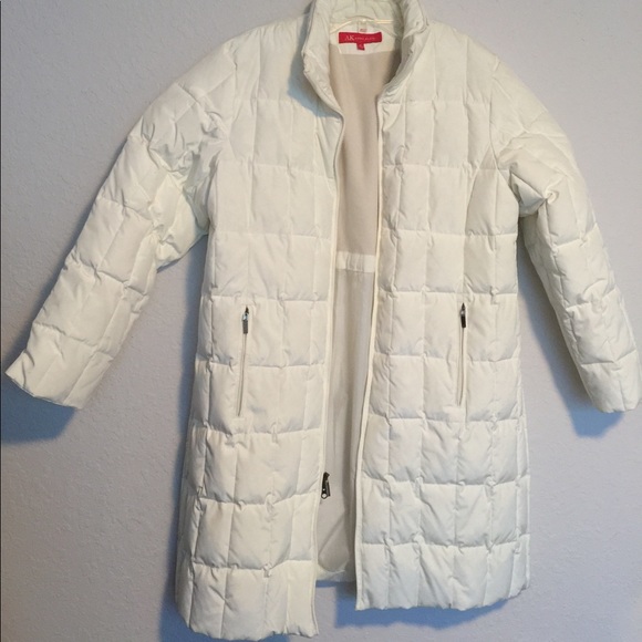 ANNE KLEIN Puffer IFull Zip Up Jacket SCoat XL - Picture 1 of 8
